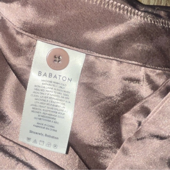 Aritzia Babaton Refined Satin Cargo Pant - Picture 5 of 7